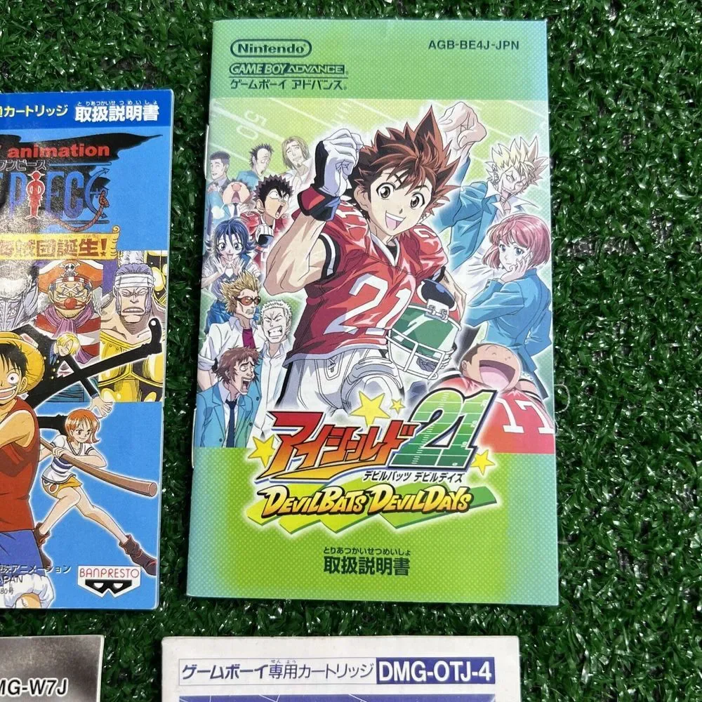 Gameboy Japan Import Manuals Only Lot Of 4 One piece Deviants‎ Othello Soccer